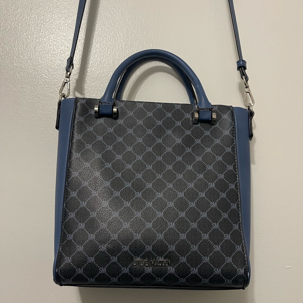 Steve Madden Blue and Black Women's Bag